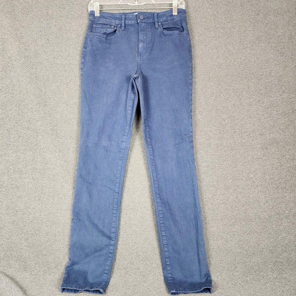 Tory Burch Straight Leg Jeans Blue Denim Womens Size 28 Style 20151209 Mid Rise